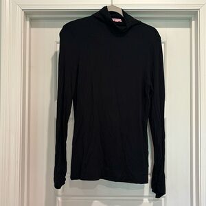 Lilly Pulitzer Black Turtleneck Top